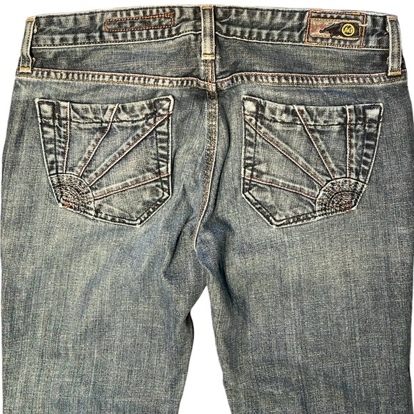 AG Adriano Goldschmied Low Rise Flare Jeans Size 28 - Picture 3 of 8